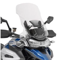 KAPPA СТІКЛО TRIUMPH TIGER 1200 GT EXPLORER '22-, HUSQVARNA NORDEN 901 '22-, PRZEZROCZYSTA 57X38 CM (WYS. X SZER.) WYZSZA O 12,5 CM OD ОРИГІНАЛУ, PRZEZROCZYSTA