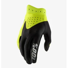 100 ПРОЦЕНТ РУКАВИЦІ CROSS/ENDURO ITRACK YOUTH BLACK/FLUO ЖОВТИЙ КОЛІР  ЧОРНИЙ/ЖОВТИЙFLUO РОЗМІР S