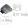 DZE РЕГУЛЯТОР НАПРУГИ YAMAHA XV 125 VIRAGO 97-98, XV 250 VIRAGO 96-16, XV 250 V-STAR '08-'15 (3DM-81960-00, 3DM-81960-01) - зображення 1