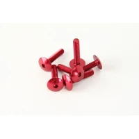 V PARTS (VICMA) КОМПЛЕКТ БОЛТІВ ВІТРОВИКИ M6X30 (6SZT.) КОЛІР CZERWONY(IMBUSOWA PLASKA)(TA630R)