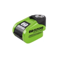 OXFORD АКЦІЯ БЛОК ТОРМОЗА ДИСКА  З СИГНАЛОМ МОДЕЛЬ QUARTZ XA10, СТЕРЖЕНЬ 10MM, КОЛІР ЗЕЛЕНИЙ FLUO