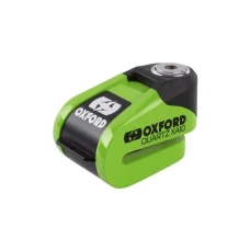 OXFORD АКЦІЯ БЛОК ТОРМОЗА ДИСКА  З СИГНАЛОМ МОДЕЛЬ QUARTZ XA10, СТЕРЖЕНЬ 10MM, КОЛІР ЗЕЛЕНИЙ FLUO