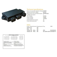 DZE МОДУЛЬ ЗАПАЛУ CDI YAMAHA YXR660 RHINO 04-07