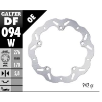 GALFER НОВИЙ ТОВАР ДИСК ТОРМОЗНИЙ ПЕРІД HONDA VFR 1200FA '10-'13; VFR 1200X CROSSTOURER '12- (WAVE FIXED) (276X170X5,8MM)