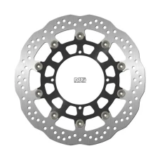 NG ДИСК ТОРМОЗНИЙ ПЕРІД HUSQVARNA NOX570 '01-03, SM510/610 '05-10, SMR630 '05-13 (320X120X5MM) (4X8,5MM) WAVE PLYWAJACA (МАТЕРІАЛ АЛЮМІНІЙ)