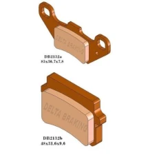 DELTA BRAKING КОЛОДКИ ДИСКОВІ ТОРМОЗНІ KH416 - ZASTEPUJA DB2132MX-D І DB2132QD-D