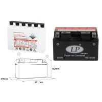 LANDPORT АКУМУЛЯТОР YTZ10S-BS 12V 8,5AH 151X87X94 BEZOBSLUGOWY - ELEKTROLIT OSOBNO (6) UE2019/1148