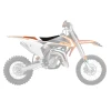 BLACKBIRD ПОКРИВКА\/ПОКРИВКА NA СИДІННЯ KTM SX 65 '16-'23 DREAM 4 КОЛІР ЧОРНИЙ\/ КОЛІР ПОМАРАНЧ\/ БІЛИЙ - зображення 2