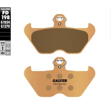 GALFER КОЛОДКИ ДИСКОВІ ТОРМОЗНІ KH407 / KH246 SPIEK METALICZNY (КОЛІР ЗОЛОТИЙ) STREET BMW