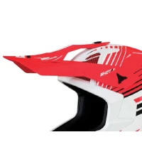 SHOT VISOR LITE FURY БІЛА ЧЕРВОНА GLOSSY