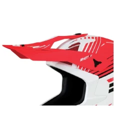 SHOT VISOR LITE FURY БІЛА ЧЕРВОНА GLOSSY