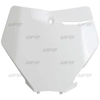 UFO ПЕРЕДНЯ СТОРОНА НОМЕР ПЛИТА KTM125-450 SX/SXF 2019-22 БІЛА 047