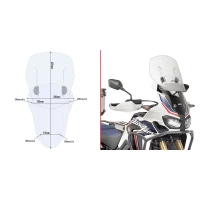 GIVI SPECIFIC РОЗСУВНА WIND-SCREEN FOR HONDA CRF1000L AFRICA ЗДВОЄНИЙ (16)