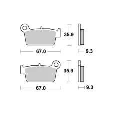 SBS BRAKEPADS RACING SINTERED