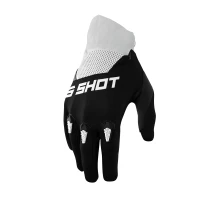 SHOT RACING РУКАВИЦІ MOTO DEVO BLACK КОЛІР CZARNY/BIALY РОЗМІР 10
