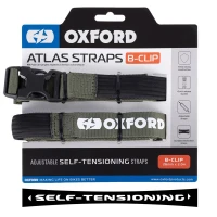 OXFORD РЕМНІ TRANSPORTOWE ATLAS B-CLIP 26MM X 2M 2 ШТУКИ W КОМПЛЕКТІ КОЛІР ЗЕЛЕНИЙ (ХАКІ)