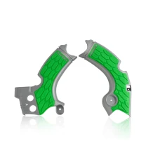 ACERBIS КРИШКИ РАМИ X-GRIP KAWASAKI KX 250 F '15-'20 ( KXF 250 ) КОЛІР ЗЕЛЕНИЙ / СІРИЙ