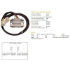DZE РЕГУЛЯТОР НАПРУГИ HONDA NX250 '88-93 (31600-KW3-000, 31600-KW3-010) - зображення 1