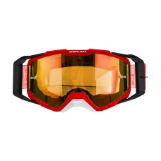 UFO 2025/09 ОКУЛЯРИ CORE 2.0 КОЛІР ЧЕРВОНИЙ / ЧОРНИЙ СТІКЛО POMARANCZOWA