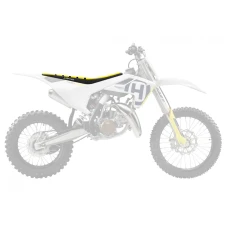 BLACKBIRD ЧОХОЛ / ОБШИВКА NA СИДІННЯ HUSQVARNA TC 85 '25 ZEBRA КОЛІР ЧОРНИЙ ЖОВТИЙ