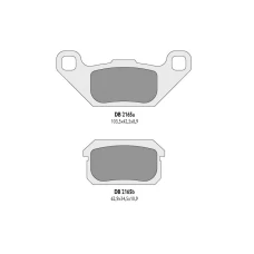 DELTA BRAKING КОЛОДКИ ДИСКОВІ ТОРМОЗНІ KH431 ATV ADLY + QUADZILLA - ZASTEPUJA DB2165MX-D І DB2165QD-D