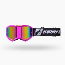 KENNY RACING ОКУЛЯРИ TRACK KOMBAT +  РОЗМІР PURPLE КОЛІР FIOLETOWY СКЛО ЗЕРКАЛО IRIDIUM