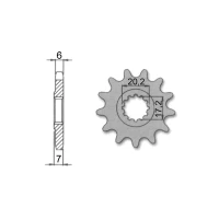 FORTE ПЕРІД SPROCKET, 15 ЗУБІВ (420), MINARELLI AM6