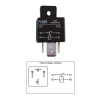 DZE РЕЛЕ СТАРТЕРА УНІВЕРСАЛЬНИЙ (70A) NA ВТИЧКУ