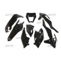 UFO КОМПЛЕКТ ПЛАСТІКОВ KTM EXC/EXCF '17-'19 Z ЗАХИСТ ФАРИ КОЛІР ЧОРНИЙ (KT523E001)
