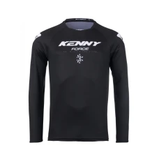 KENNY RACING 2025 СОРОЧКА CROSS/ENDURO МОДЕЛЬ FORCE SOLID BLACK КОЛІР CZARNY/BIALY РОЗМІР S
