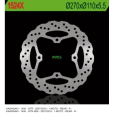 NG ДИСК ТОРМОЗНИЙ ЗАД KAWASAKI GTR 1400 '07-'18 (270X110X5,5MM) (4 ОТВОРИ 10,5MM) WAVE