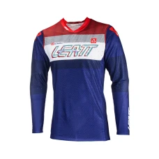 LEATT (НОВИНКА 2024) СОРОЧКА MOTO 5.5 ULTRAWELD JERSEY ROYAL КОЛІР GRANATOWY/BIALY/CZERWONY РОЗМІР M