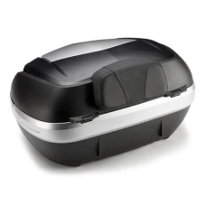 GIVI ПОЛІУРЕТАНОВИЙ BACKREST V47 COVERED IN ЧОРНИЙ SIMULATED ШКІРА WITH GIVI ЛОГОТИП