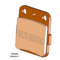 DELTA BRAKING КОЛОДКИ ДИСКОВІ ТОРМОЗНІ KH84/3 ЗАД SUZUKI RM 125/250 '87-'88, YAMAHA YZ 65 '18-'22, YZ 80 '93-'01, YZ 85 '02-'22, YZ 125/250 '89, HONDA TRX 400 '09-'12