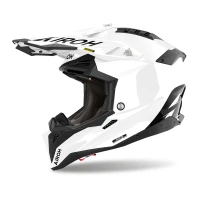 AIROH ШОЛОМ CROSS / ENDURO / ATV / QUAD AVIATOR 3 FIM (FRHPHE-02)  КОЛІР БІЛИЙ БЛИСК РОЗМІР S