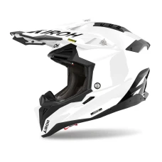 AIROH ШОЛОМ CROSS / ENDURO / ATV / QUAD AVIATOR 3 FIM (FRHPHE-02)  КОЛІР БІЛИЙ БЛИСК РОЗМІР S