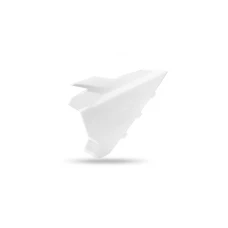 UFO 2025/11 КРИШКИ ФІЛЬТРА ПОВІТРЯ BETA RR 250 / 300 / 350 / 400 / 450 '25-'26 КОЛІР БІЛИЙ