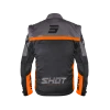 SHOT КУРТКА SOFTSHELL LITE 3.0 BLACK\/ORANGE XS - зображення 2