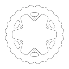 MOTO-MASTER NITRO BRAKEDISC ЗАДНЬОЇ YAMAHA: MUD