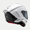 ALPINESTARS ШОЛОМ SUPERTECH R10 WHITE\/FLAT ЧОРНИЙ M - зображення 4