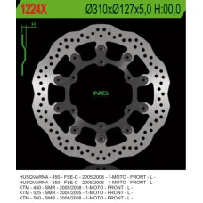 NG ДИСК ТОРМОЗНИЙ ПЕРІД KTM 450/525/560 SMR, HUSQVARNA (310X127X5) (6X6,5MM) WAVE