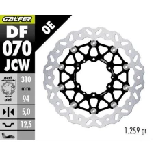 GALFER ДИСК ТОРМОЗНИЙ ПЕРІД HONDA CBR 600 RR '03-'17; CBR 1000 RR '04-'05; CB 1000 R '08-'17; CB 1300 F/S '05-; CTX 1300 C '14- (FLOATECH) (310X940X5MM)