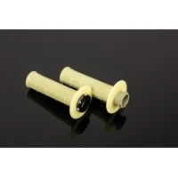 RENTHAL ПЕРЕМИКАЧІ MX R-WORKS LOCK-ON ARAMID (TAPERED) КОЛІР KREMOWY