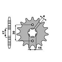 JR ПРОДАЖА ЗІРОЧКА ПЕРІД 274 15 HONDA MTX 80R '87-'92 (27415JT) (LANC. 428)