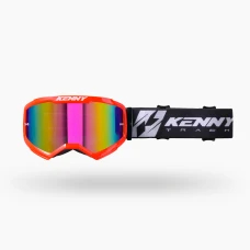 KENNY RACING ОКУЛЯРИ TRACK KOMBAT +  РОЗМІР RED КОЛІР ЧЕРВОНИЙ СКЛО ЗЕРКАЛО IRIDIUM