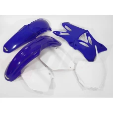 UFO КОМПЛЕКТ ПЛАСТІКОВ YAMAHA YZ 125 '06-'14, YZ 250 '06-'14 КОЛІР OEM '06-12 (БІЛИЙ/СИНІЙ) (YA302E999)