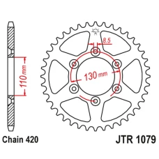 ЗАДНЯ ЗІРКА JR CPI 50SM '06-12 (JTR107962) (LANC. 520)