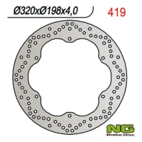 NG ДИСК ТОРМОЗНИЙ ПЕРІД YAMAHA XJ 900 DIVERSION 95-03 (320X198X4) (6X8,25MM)