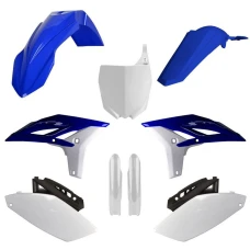 POLISPORT КОМПЛЕКТ ПЛАСТІКОВ (ПОВНИЙ KIT) YAMAHA YZ 250F '10-'13 W КОМПЛЕКТІ TABLICA ПЕРІД (8678400001) I КРИШКИ AMORTYZAROROW (8352000001) КОЛІР NIEBIESKO БІЛИЙ OEM