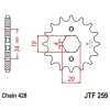 ПЕРЕДНЯ ЗІРКА JR CHT 259 12 HONDA XL 125, NX 125 (25912JT) (LANC. 428) - зображення 1